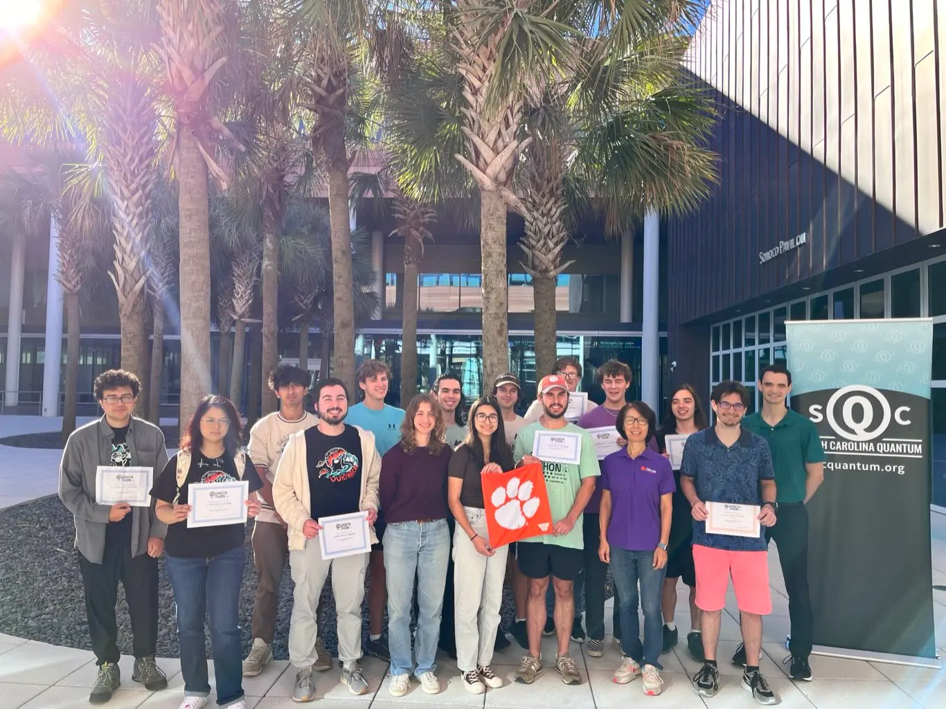 Clemson Quantum Club members